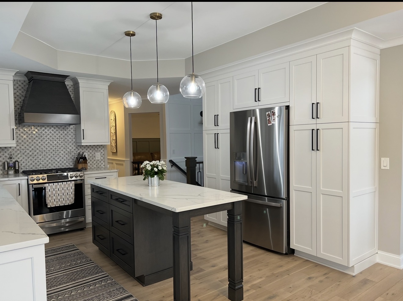Before and after comparison for Kitchen Transformation